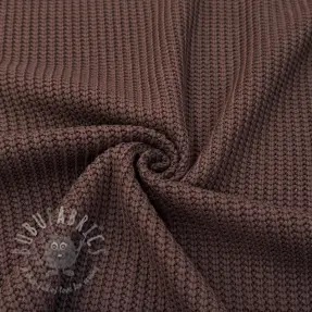 Țesătura tricotata BIG KNIT dark brown