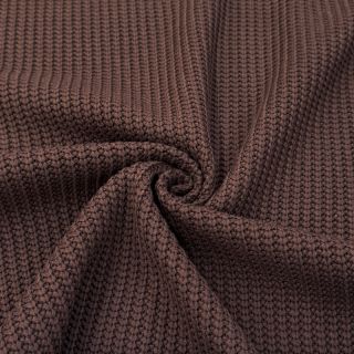 Țesătura tricotata BIG KNIT dark brown