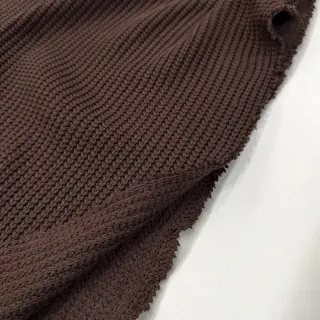 Țesătura tricotata BIG KNIT dark brown