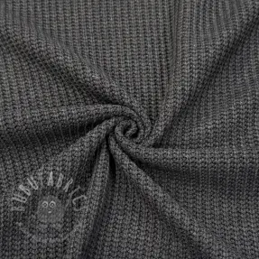 Țesătura tricotata BIG KNIT dark grey