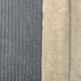 Catifea raiată Cofur fleece grey