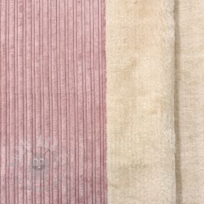 Catifea raiată Cofur fleece rose