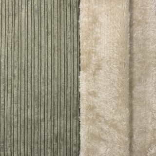 Catifea raiată Cofur fleece camo green