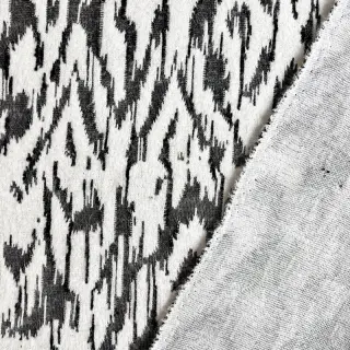 Tricot Knitted jacquard Comfy Blurry Ikat grey