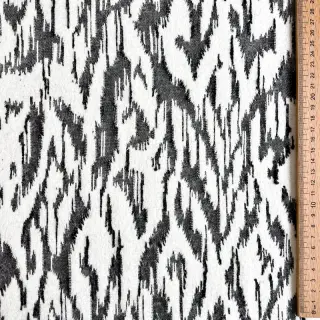 Tricot Knitted jacquard Comfy Blurry Ikat grey