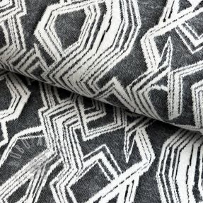 Tricot Knitted jacquard Comfy Broken checks black