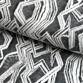 Tricot Knitted jacquard Comfy Broken checks black