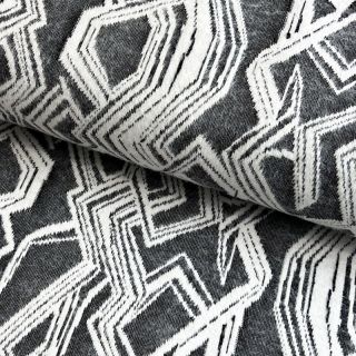 Tricot Knitted jacquard Comfy Broken checks black