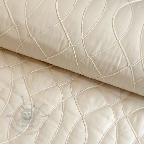 Material textil matlasat Cord off white