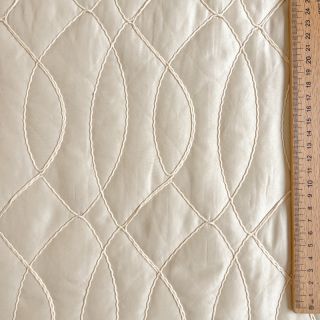 Material textil matlasat Cord off white