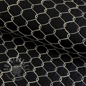Material textil matlasat Cord black