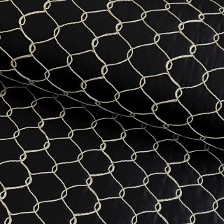 Material textil matlasat Cord black