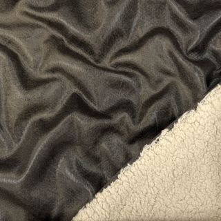 Stofă palton Vintage Glammy Teddy Lammy grey