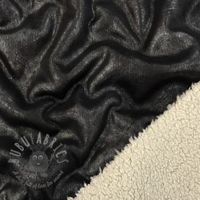 Stofă palton Vintage Glammy Teddy Lammy black
