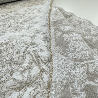 Țesătură decorativă jacquard MACASSAR alover lin