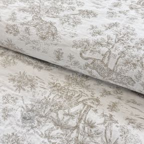 Țesătură decorativă jacquard MACASSAR alover lin