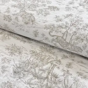 Țesătură decorativă jacquard MACASSAR alover lin