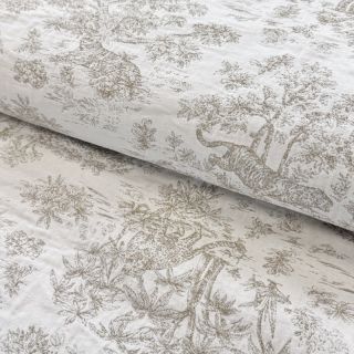 Țesătură decorativă jacquard MACASSAR alover lin