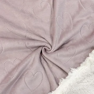 Pluș pentru bebeluși TEDDY Hearts old pink