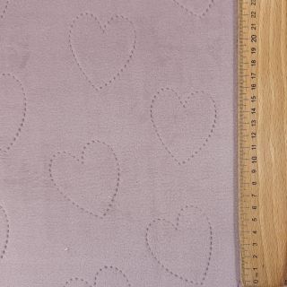 Pluș pentru bebeluși TEDDY Hearts old pink