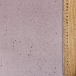 Pluș pentru bebeluși TEDDY Hearts old pink