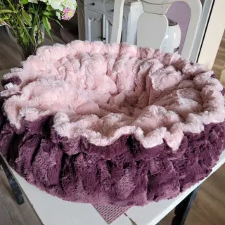 Blăniță artificială aubergine