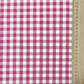 Țesătură din bumbac Check fuchsia