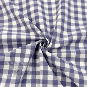 Țesătură din bumbac Check lavender