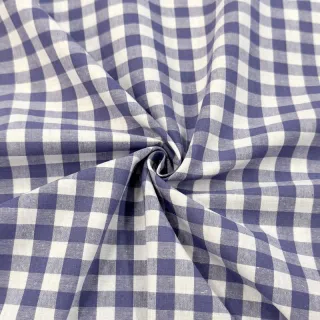 Țesătură din bumbac Check lavender