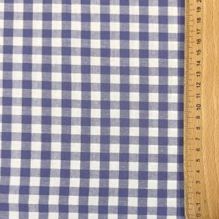 Țesătură din bumbac Check lavender