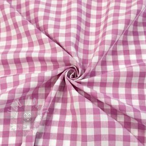 Țesătură din bumbac Check pink