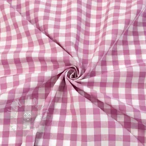 Țesătură din bumbac Check pink