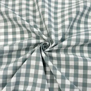 Țesătură din bumbac Check teal