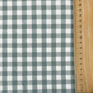 Țesătură din bumbac Check teal