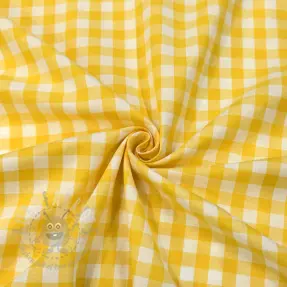 Țesătură din bumbac Check yellow