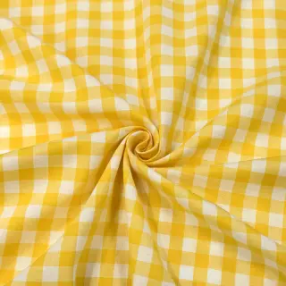 Țesătură din bumbac Check yellow