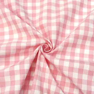 Țesătură din bumbac Check rosa