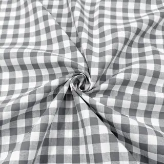 Țesătură din bumbac Check grey