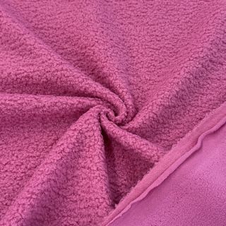 Fleece TEDDY DOUBLE SIDED pink