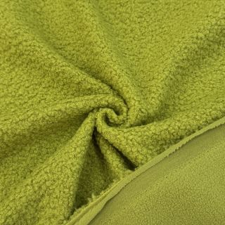 Fleece TEDDY DOUBLE SIDED old lime