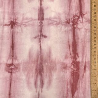 Țesătură din bumbac HAND TIE DYE dark old pink