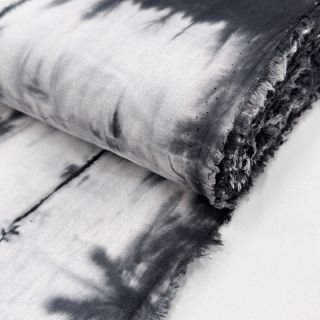 Țesătură din bumbac HAND TIE DYE black