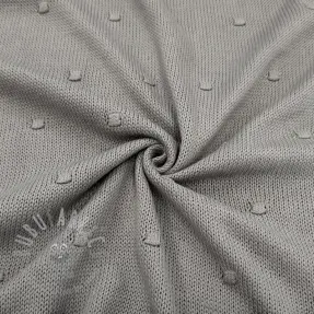 Țesătura tricotata BIG KNIT DOT grey
