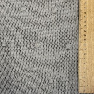 Țesătura tricotata BIG KNIT DOT grey