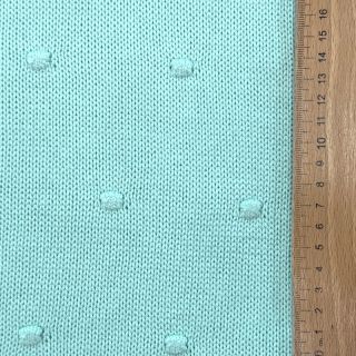 Țesătura tricotata BIG KNIT DOT mint