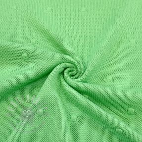 Țesătura tricotata BIG KNIT DOT grass green