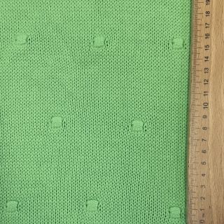 Țesătura tricotata BIG KNIT DOT grass green