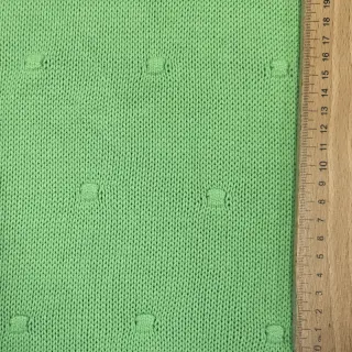 Țesătura tricotata BIG KNIT DOT grass green