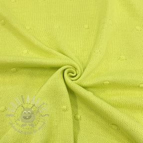 Țesătura tricotata BIG KNIT DOT bright green