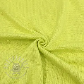 Țesătura tricotata BIG KNIT DOT bright green
